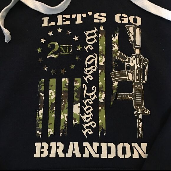 LETS GO BRANDON! We the people Thick cozy Hoodie! UNISEX - Picture 4 of 4